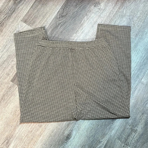 A new day pullon stretch pants brown black houndstooth - Picture 5 of 7
